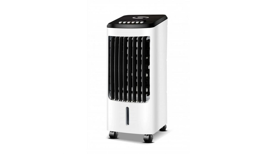 Elit Air Cooler Mini AC-20A ventilátor, távirányítóval, 4L-es víztartály, méhsejt hűtőbetét, antisztatikus porszűrő, fehér