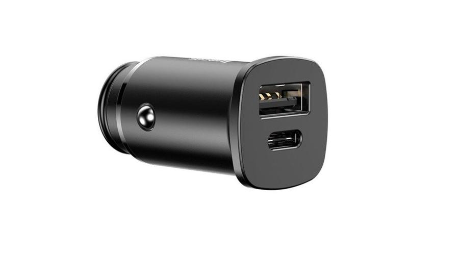 Ładowarka samochodowa Baseus Square PPS QC4.0 / PD3.0 5A 30W (czarna)