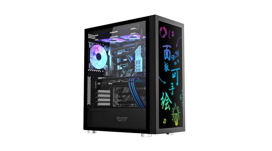 Darkflash DK210 Graffiti számítógépház (fekete)