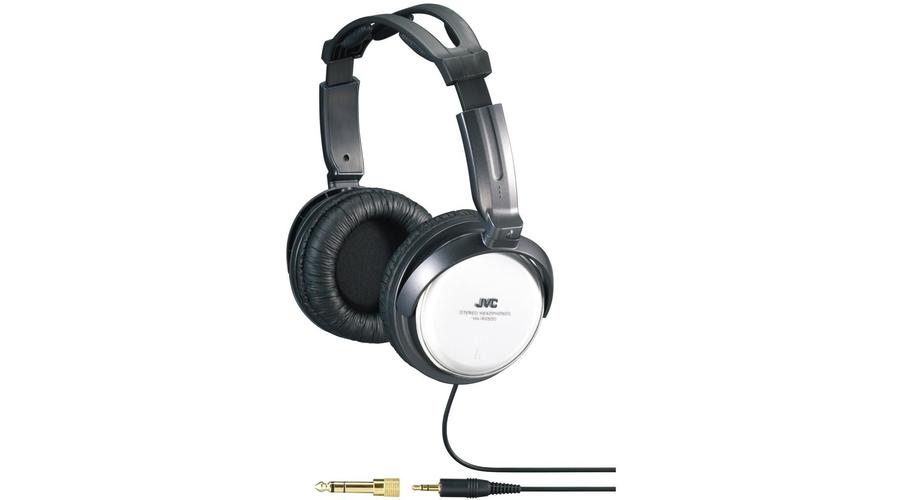 JVC HA-RX500-E Headphones Wired Head-band Music Black, White