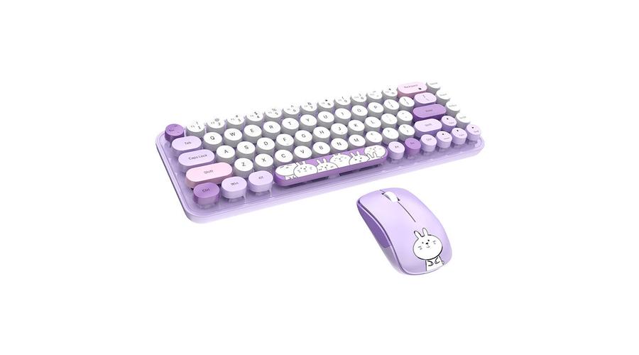 MOFII Wireless Keyboard+Mouse iBean Pro New 2.4G (Purple)
