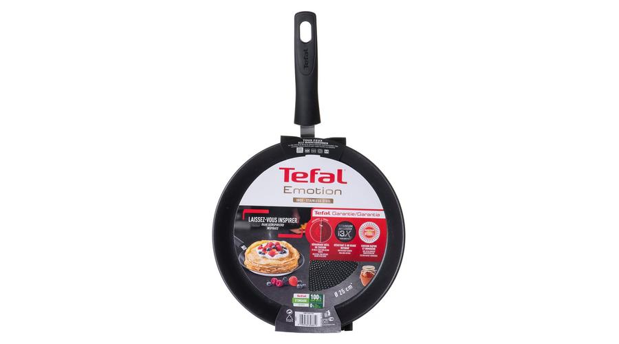 Pancake pan TEFAL Emotion E30038 25 cm Black, Grey