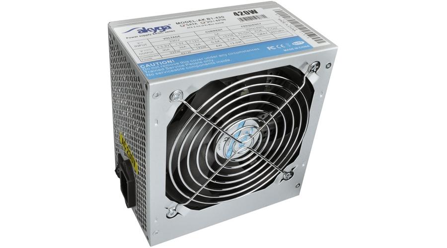 AKYGA Tápegység 420W, 12cm, 20+4