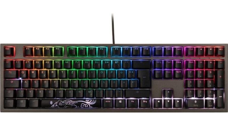 Ducky Shine 7 keyboard Gaming USB German Black, Grey