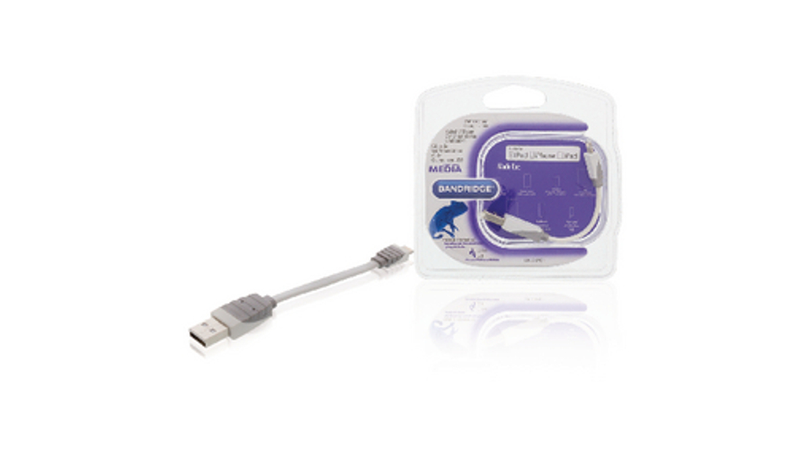 Szinkron és Töltő Kábel Apple Lightning - USB A Dugó 0.10 m Fehér