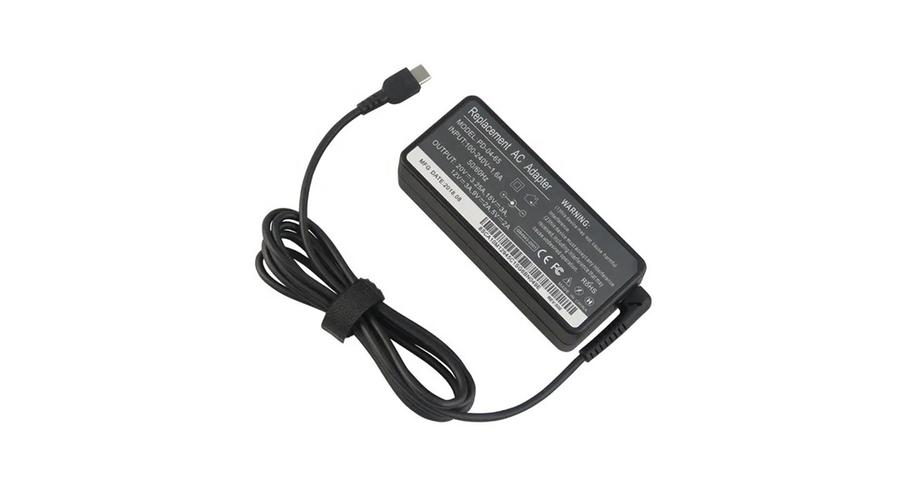 BLACKBIRD Hálózati notebook töltő 65W PD-04-65 Type-C csatlakozóval, Fekete