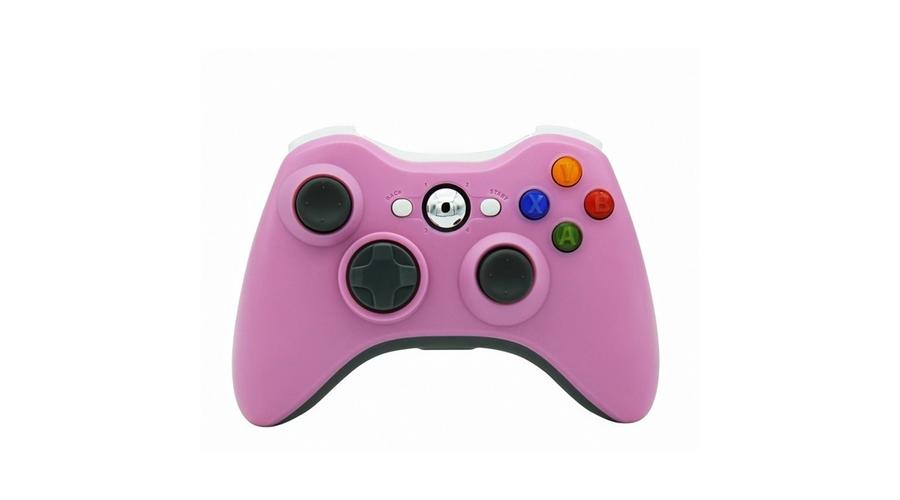 FROGGIEX XBOX 360/PC Kiegészítő Vezeték nélküli kontroller + Vezeték nélküli adapter, Rózsaszín