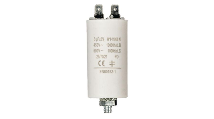 Kondenzátor 450V + Earth 8.0uf / 450 v + Aarde